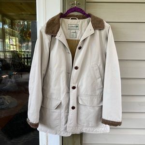 L.L. Bean Vintage Khaki Barn Field Coat Size Medium women’s